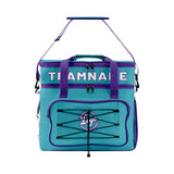 Custom Teal Purple Double Layer Insulated Cooler Bag - 600D Oxford Waterproof Picnic Tote for Camping, Hiking & BBQ - Large Capacity Thermal Lunch Bag