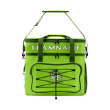 Custom Green Dark Green Double Layer Insulated Cooler Bag - 600D Oxford Waterproof Picnic Tote for Camping, Hiking & BBQ - Large Capacity Thermal Lunch Bag