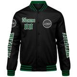 Custom Green Varsity Jackets for Men Women Youth Personalized Letterman Jackets