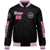 Custom Pink Varsity Jackets for Men Women Youth Personalized Letterman Jackets