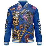 Custom Blue Varsity Jackets for Men Women Youth Personalized Letterman Jackets