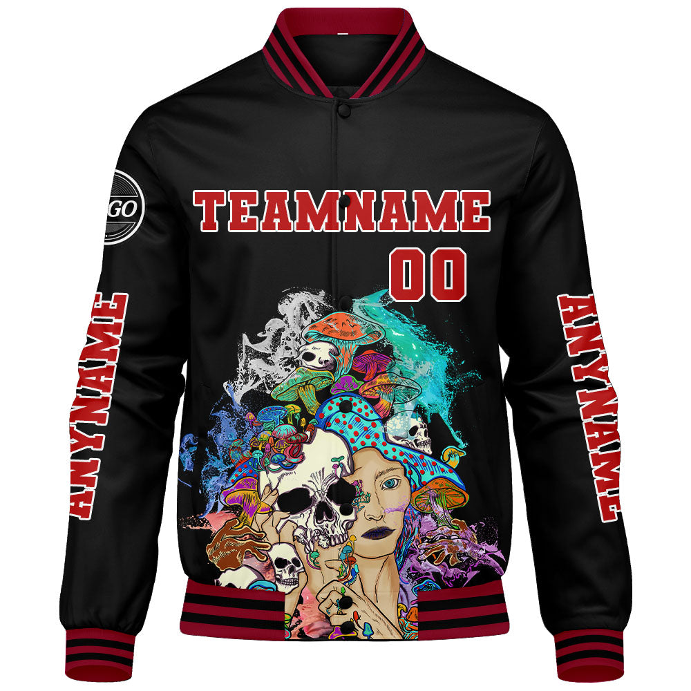 Custom Red Varsity Jackets for Men Women Youth Personalized Letterman Jackets
