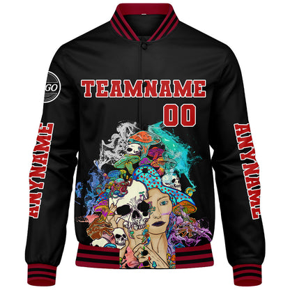 Custom Red Varsity Jackets for Men Women Youth Personalized Letterman Jackets