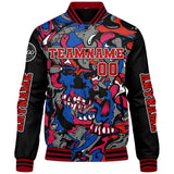 Custom Red Royal Varsity Jackets for Men Women Youth Personalized Letterman Jackets