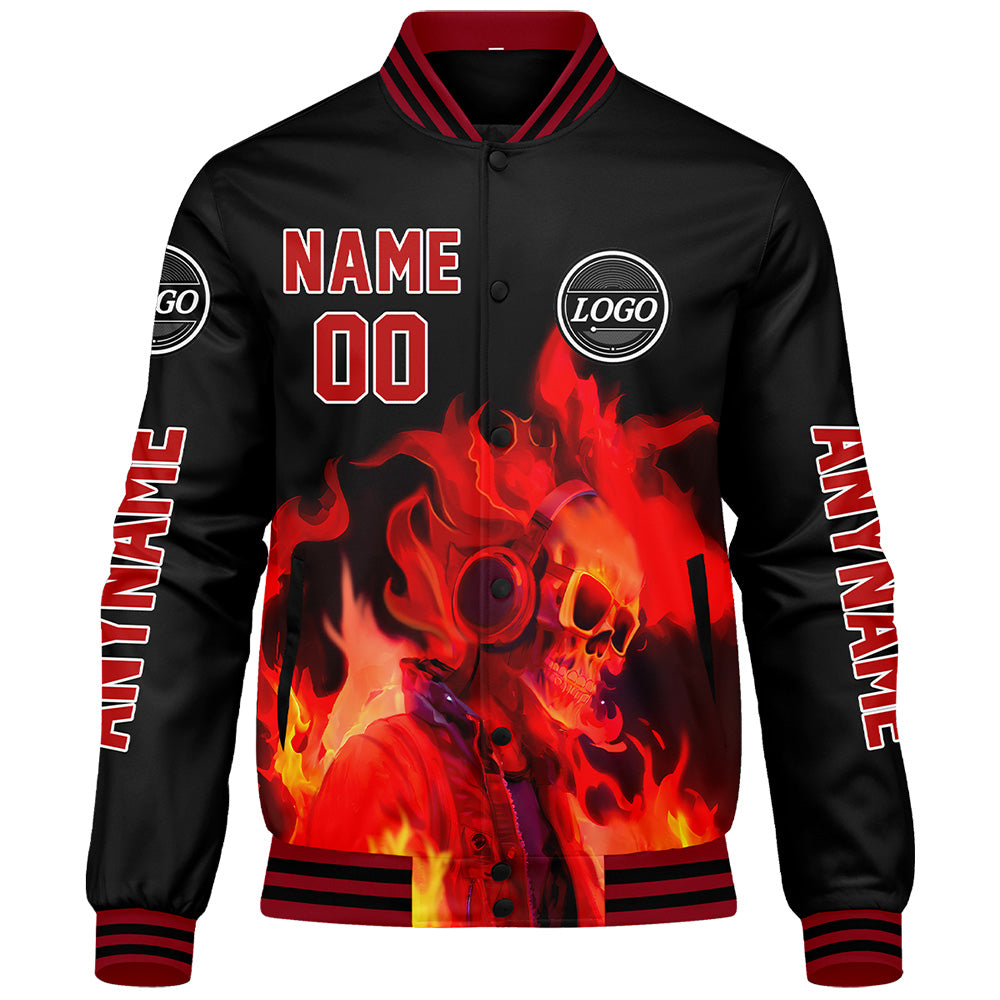 Custom Black Varsity Jackets for Men Women Youth Personalized Letterman Jackets