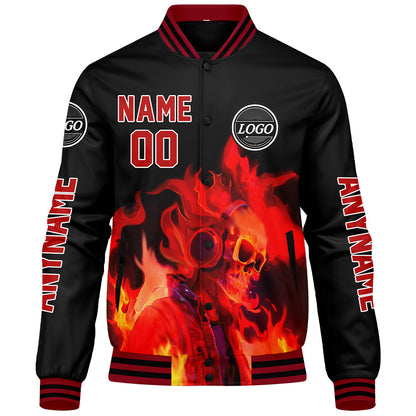 Custom Black Varsity Jackets for Men Women Youth Personalized Letterman Jackets