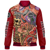 Custom Red Varsity Jackets for Men Women Youth Personalized Letterman Jackets