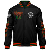 Custom Red Green Varsity Jackets for Men Women Youth Personalized Letterman Jackets