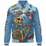 Custom Light blue Varsity Jackets for Men Women Youth Personalized Letterman Jackets