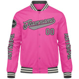 Custom Pink Varsity Jackets for Men Women Youth Personalized Letterman Jackets