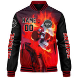 Custom Black Gray Varsity Jackets for Men Women Youth Personalized Letterman Jackets