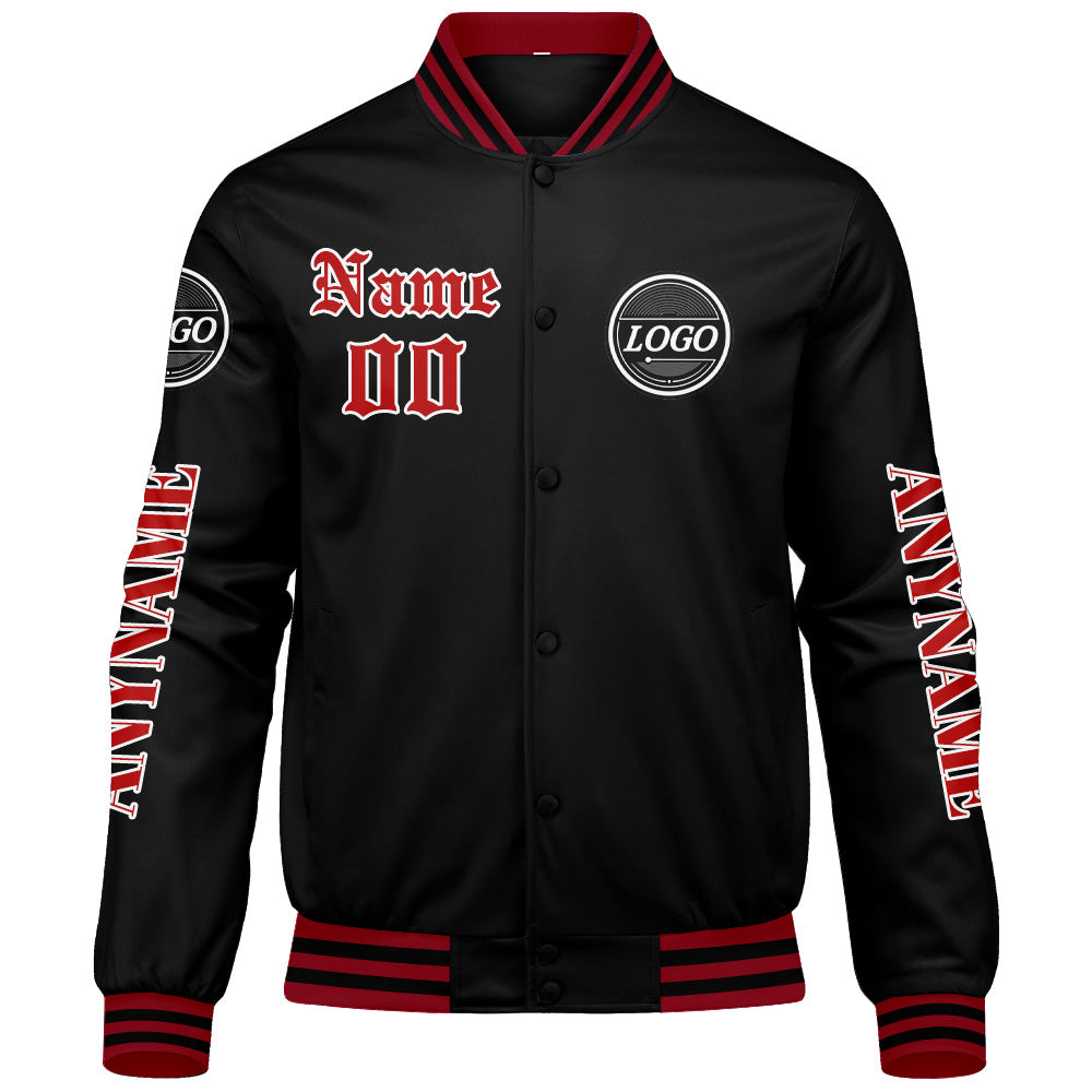Custom Red Varsity Jackets for Men Women Youth Personalized Letterman Jackets