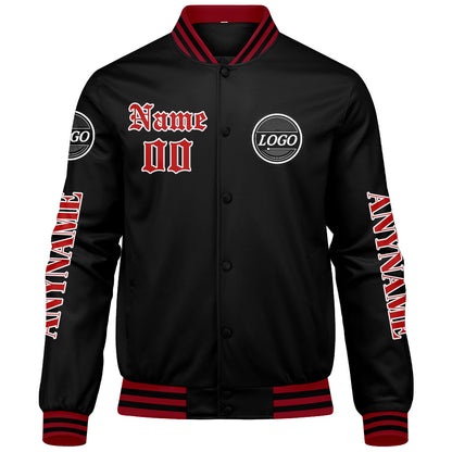 Custom Red Varsity Jackets for Men Women Youth Personalized Letterman Jackets