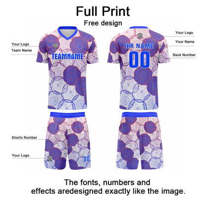 Custom White Blue Orange Uniform Jersey Kids Adults Personalized Set Jersey Shirt