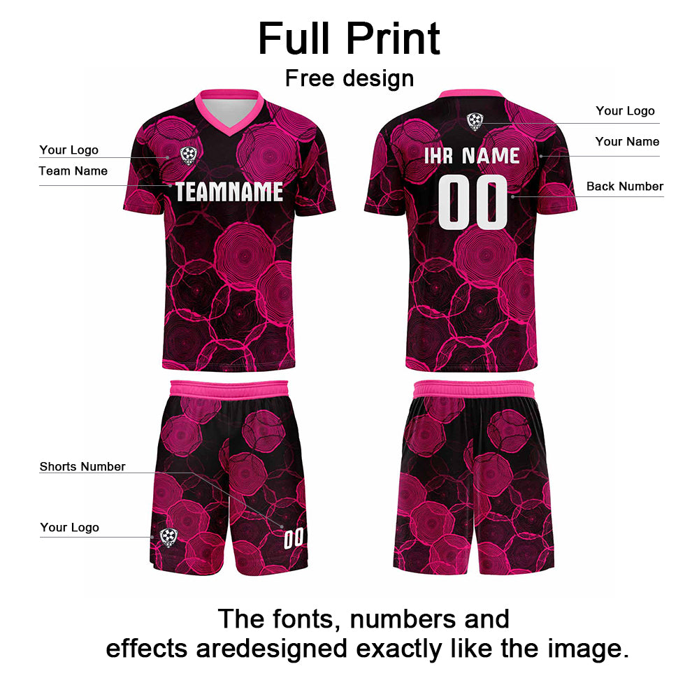 Custom Black Powder Uniform Jersey Kids Adults Personalized Set Jersey Shirt