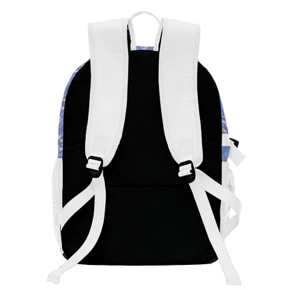 Custom White Basketball Soccer Backpack Personalized Player Names - Numbers & Team Logo #150-BP-0914-0028