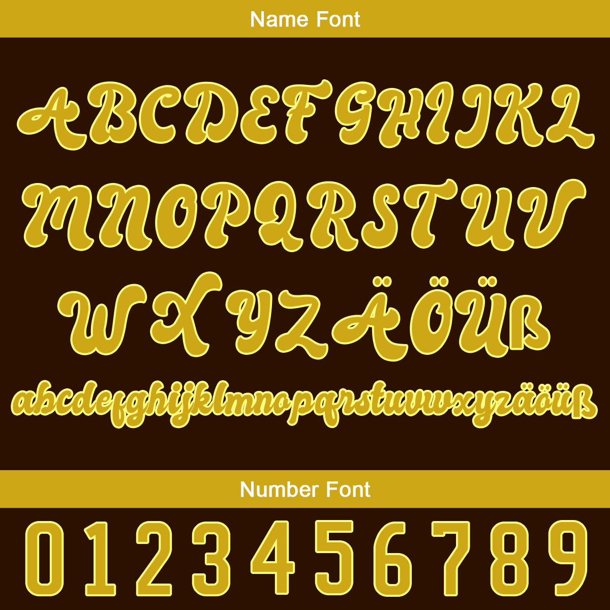 Custom Brown Yellow Baseball Jersey Personalized Gradient Team Uniforms Shirt with Name Number