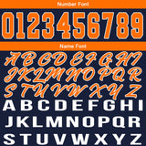 Custom Navy Orange Basketball Jersey for Men Women Adult Youth Stitched Name Number Logo