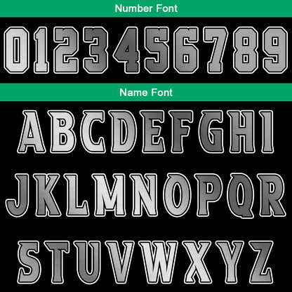 Custom Black Green Grey Basketball Jersey Uniform Suit Printed Your Logo Name Number