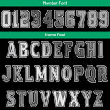 Custom Black Green Grey Basketball Jersey Uniform Suit Printed Your Logo Name Number