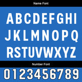 Custom Blue Basketball Jersey Uniform Suit Printed Your Logo Name Number