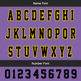 Custom Black Purple Varsity Jackets for Men Women Youth Personalized Letterman Jackets