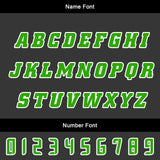 Custom Blue Green Uniform Jersey Kids Adults Personalized Set Jersey Shirt