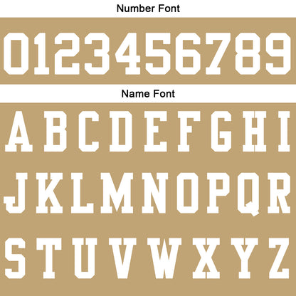 Custom Khaki White Football Polo Shirts  Add Your Unique Logo/Name/Number