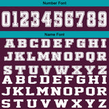 Custom Purple Cyan Basketball Jersey Uniform Suit Printed Your Logo Name Number