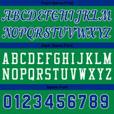 Custom Kelly Green Royal Basketball Jersey for Men Women Adult Youth Stitched Name Number Logo