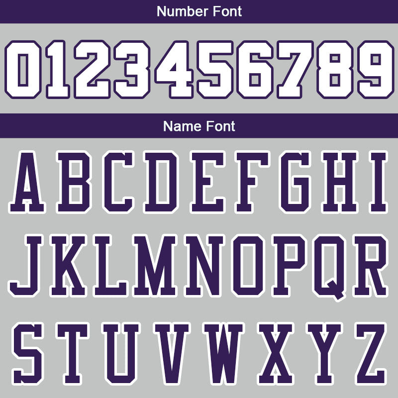 Custom Stitched Basketball Jersey for Men, Women And Kids Gray-Purple-White
