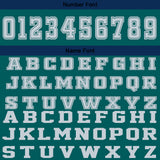 Custom Green Blue Basketball Jersey Uniform Suit Printed Your Logo Name Number