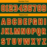 Custom Green Light Brown Red Yellow Basketball Jersey Uniform Suit Printed Your Logo Name Number