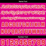 Custom Pink Button Down Baseball Jersey for Men Women Adult Youth Print Name Number Logo