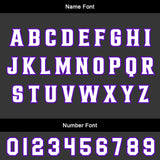Custom Black Purple Basketball Jersey Uniform Suit Printed Your Logo Name Number