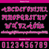 Custom Black Rose Pink Baseball Jersey Personalized Gradient Team Uniforms Shirt with Name Number