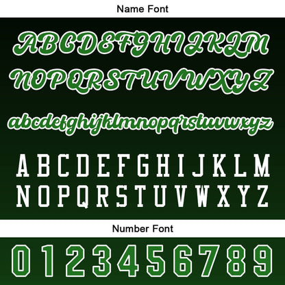 Custom Black Green Button Down Baseball Jersey for Men Women Adult Youth Print Name Number Logo
