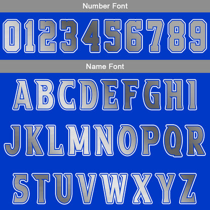 Custom Blue Grey Basketball Jersey Uniform Suit Printed Your Logo Name Number