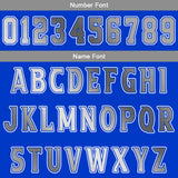 Custom Blue Grey Basketball Jersey Uniform Suit Printed Your Logo Name Number