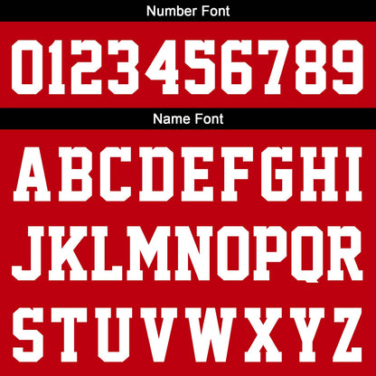 Custom Red Black Short Sleeve Hoodies for Men Women Shirts with Hoods Printed Name Logo