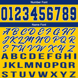 Custom Yellow Royal Basketball Jersey for Men Women Adult Youth Stitched Name Number Logo