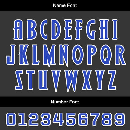 Custom Black Blue Uniform Jersey Kids Adults Personalized Set Jersey Shirt