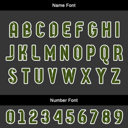 Custom Olive Green Basketball Jersey Uniform Suit Printed Your Logo Name Number