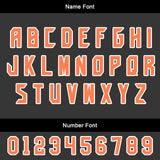 Custom Blue Orange Uniform Jersey Kids Adults Personalized Set Jersey Shirt