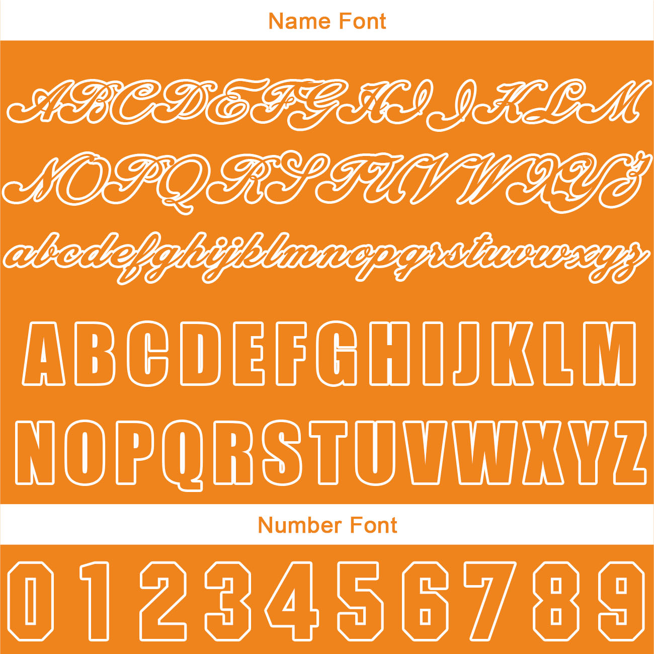 Custom Orange Baseball Jersey Print Personalized Name, Number and Logo
