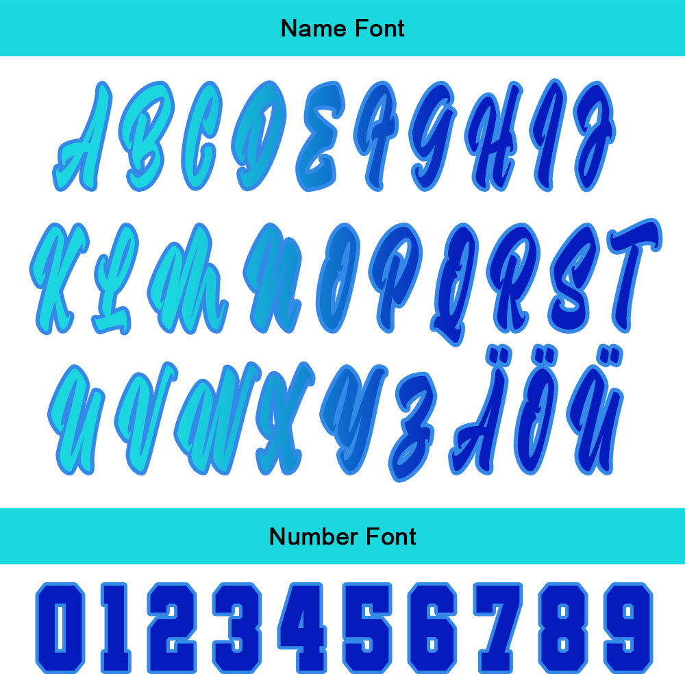 Custom White Cyan Baseball Jersey Personalized Gradient Team Uniforms Shirt with Name Number
