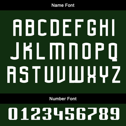 Custom Green Silver Uniform Jersey Kids Adults Personalized Set Jersey Shirt