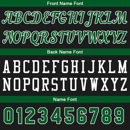 Custom Black Green Basketball Jersey for Men Women Adult Youth Stitched Name Number Logo