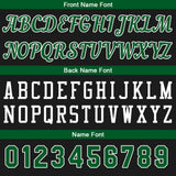 Custom Black Green Basketball Jersey for Men Women Adult Youth Stitched Name Number Logo