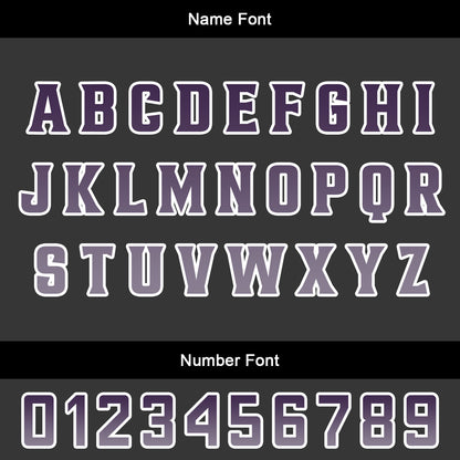 Custom Gray Violet Basketball Jersey Uniform Suit Printed Your Logo Name Number